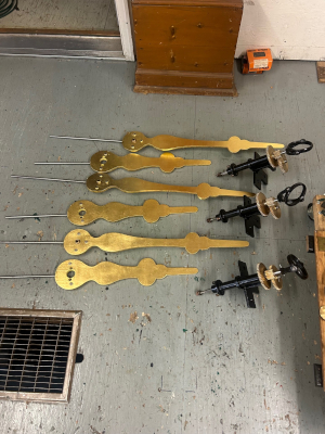 Gold Leafing the New Hands