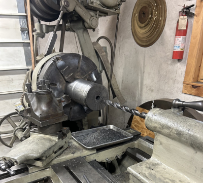 Coring the Pendulum Bob for the Pendulum Rod